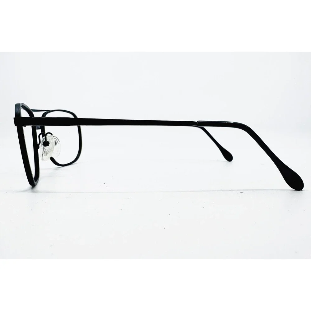ArtCraft Eyeglass Frames Mens Black Aviator Double Bridge USA 145 52-18